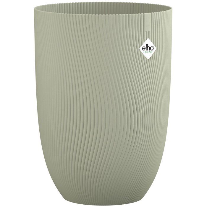 ELHO Tall Flower Pot - Sereh Tall 30 - 22 L - L 30 x W 29.5 x H 41 cm - Green