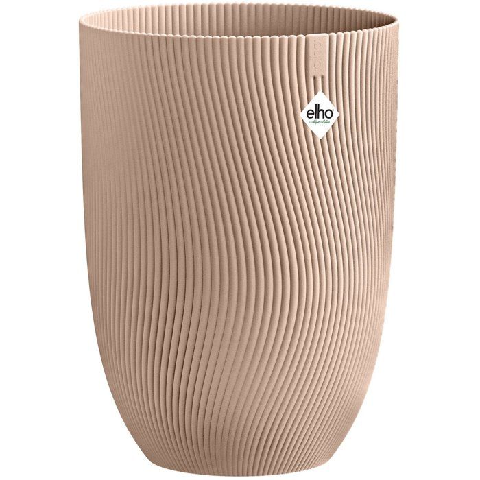 ELHO Tall Flower Pot - Sereh Tall 40-50 L - Ø 39 x H 53 cm - Brown - Balcony/Indoor/Outdoor