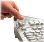 Cherry Keyboard Cover for KC 1000 SC Black - Model 61510004