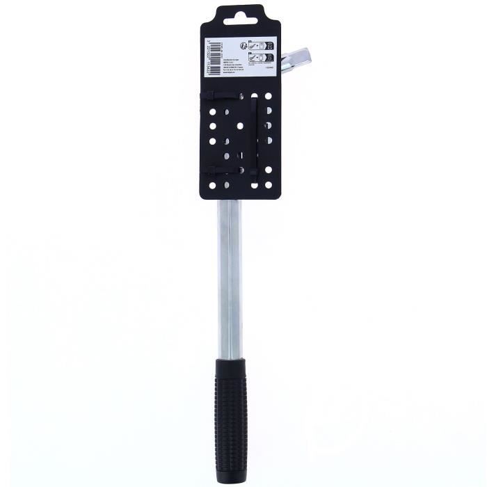 PRECISION STEEL 1/2" Telescopic Wrench - 17/19 mm Sockets - Adjustable Length 32 to 50 cm