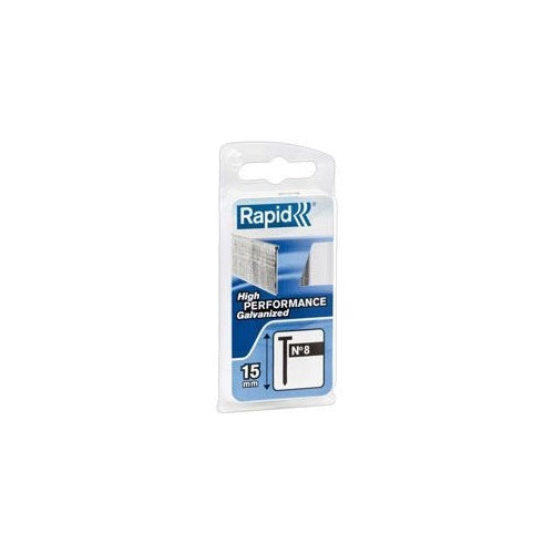Clous galvanisés RAPID N°8/25 mm - Fil fin - Pack de 200 afbeelding 1