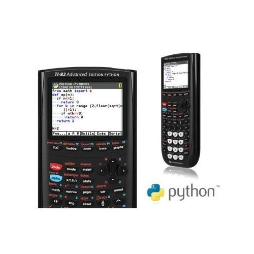 Calculatrice Texas Instruments TI-82 Ad Edition PYTHON - Noir afbeelding 3