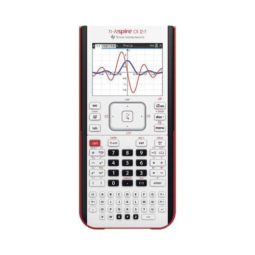 TEXAS INSTRUMENTS TI-Nspire CX II-T Grafikrechner schwarz/weiss (NSCX2/TBL/3E14) afbeelding 1