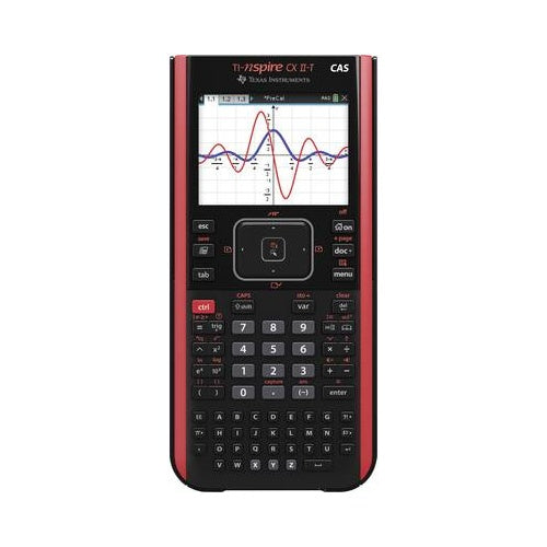 Texas Instruments TI NSPIRE CX II-T CAS Taschenrechner Tasche Grafikrechner Schwarz (NSCXCAS2/FC/8E1/A) afbeelding 1