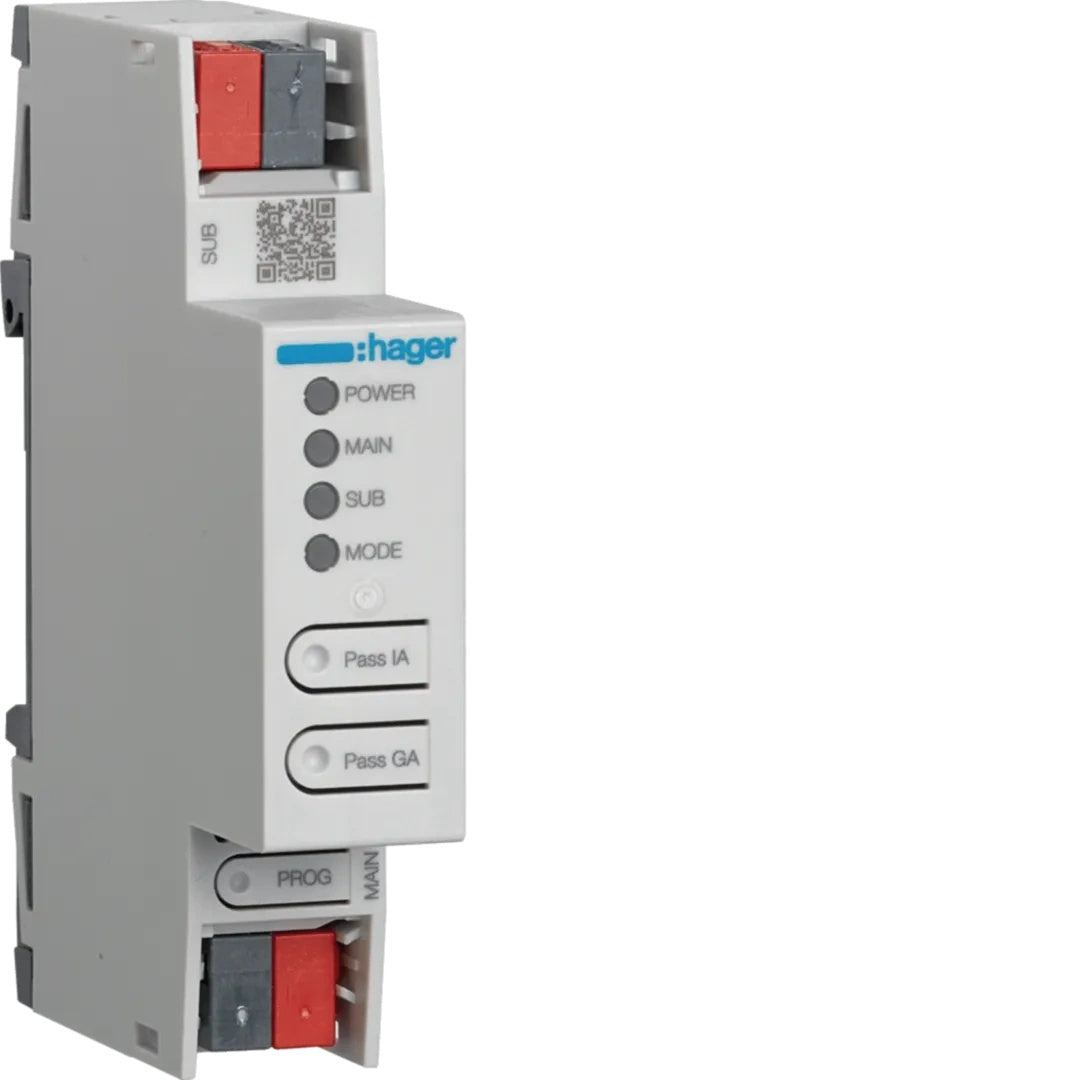 Hager HAG TYFS130 Linien-/Bereichkoppler KNX Secure (TYFS130) - 3250610050217 - afbeelding 1