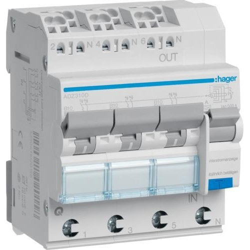 Hager ADZ310D Elektrogehäusezubehör (ADZ310D) afbeelding 1