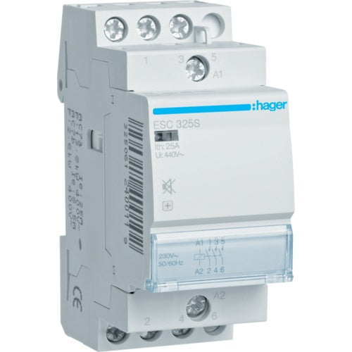 Schütz ESC325S 25A 3S 230V brummfrei (ESC325S) afbeelding 1