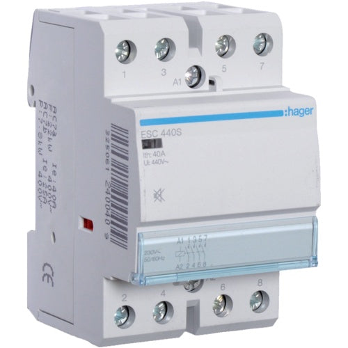 Schütz ESC440S 40A 4S 230V brummfrei (ESC440S) afbeelding 1