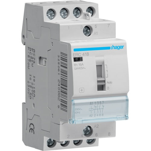 Installationsrelais 16A 2S+2Ö 230V ERC418 (ERC418) afbeelding 1