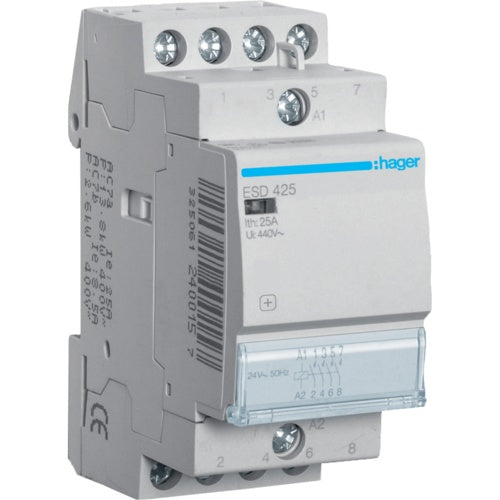 Schütz 25A 4S 24V ESD425 (ESD425) afbeelding 1
