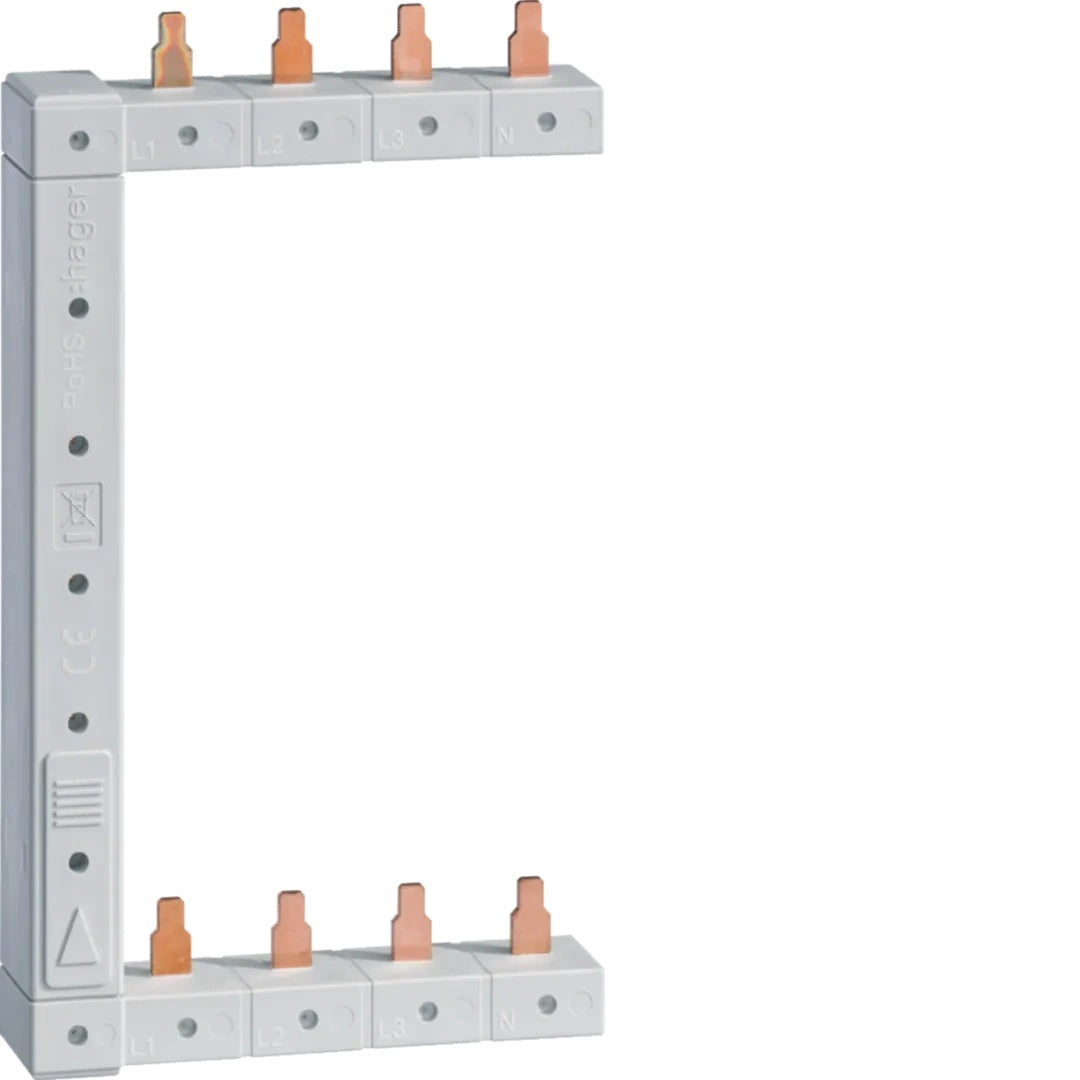 HAGER KCF663S Phasenschiene senkrecht links/rechts (KCF663S) - 3250613710149 - afbeelding 1