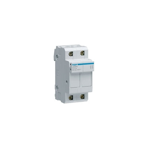 HAGER L502PV Sicherungselement 2P 1000V DC L38 2M (L502PV) - 3250614124822 - image 1