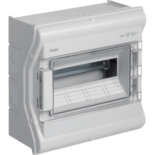Hager Vector IP65 1x12PLE UV-stabil LE VE112PN (VE112PN) afbeelding 1
