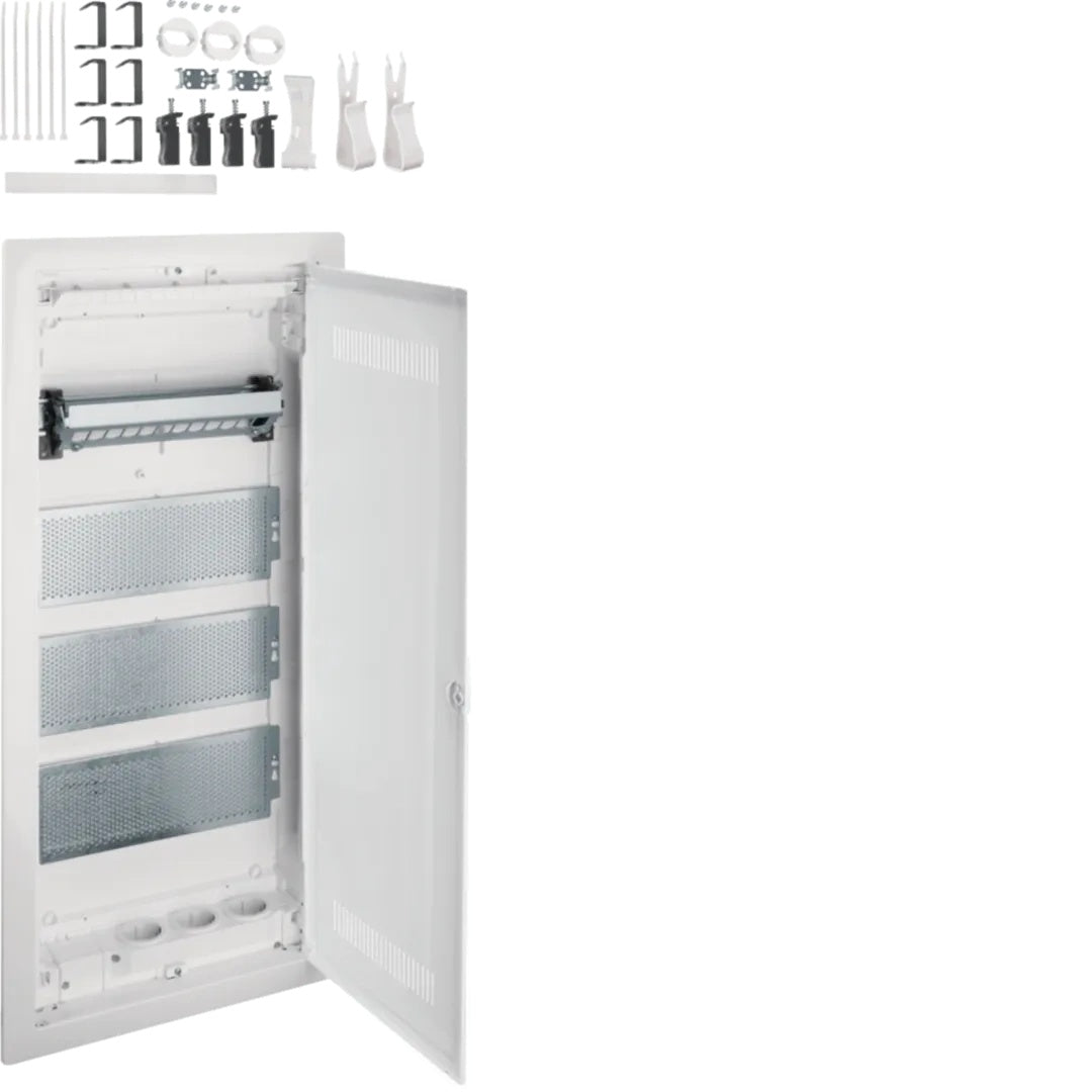 HAGER VH48WWH Hohlwandverteiler 4-reihig Multimedia (VH48WWH) - 3250616480384 - afbeelding 1