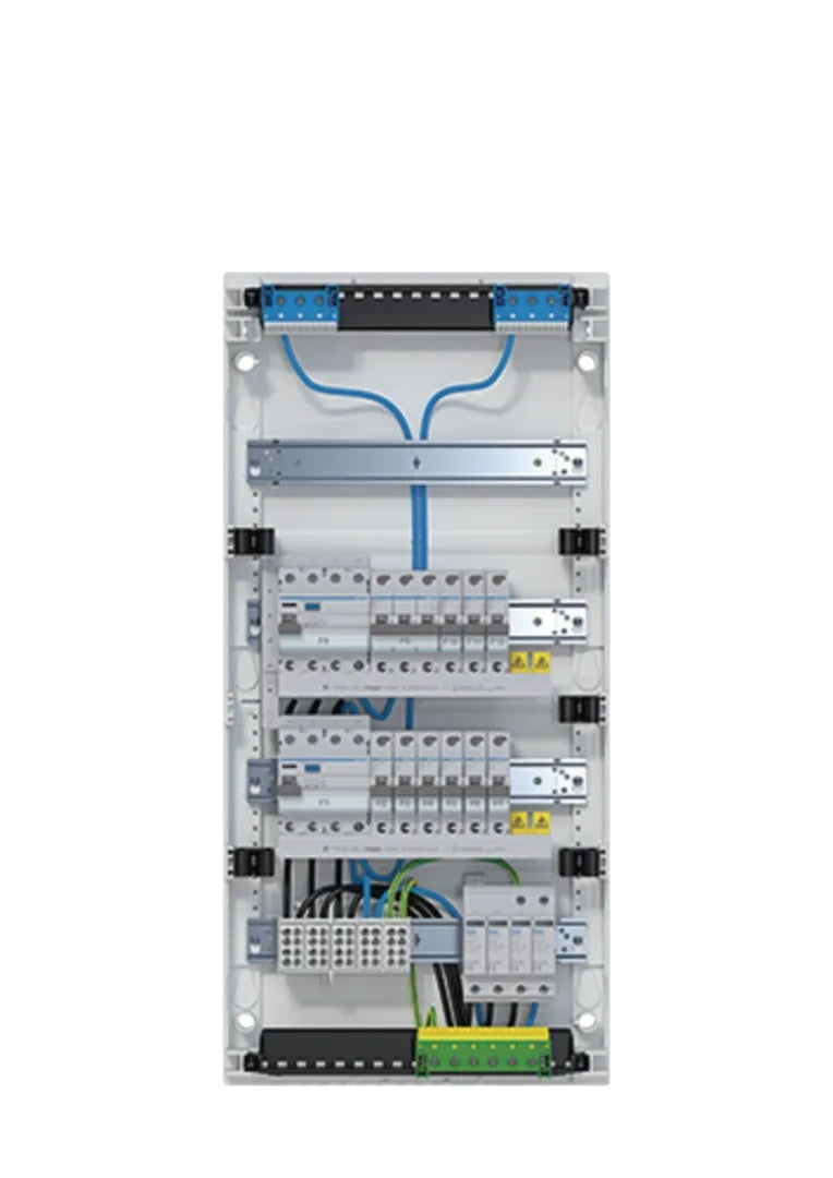 HAGER VA48BV1 Kleinv. APV 4x12PLE IP30 bestückt verdr. (VA48BV1) - 3250619925981 - afbeelding 1