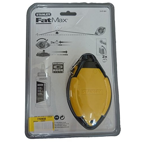 STANLEY Schlagschnur-Set Schnur-L.30m m. blauer Kreide Permanent Marker Stanley (0-47-681) - 3253560476816 - image 2