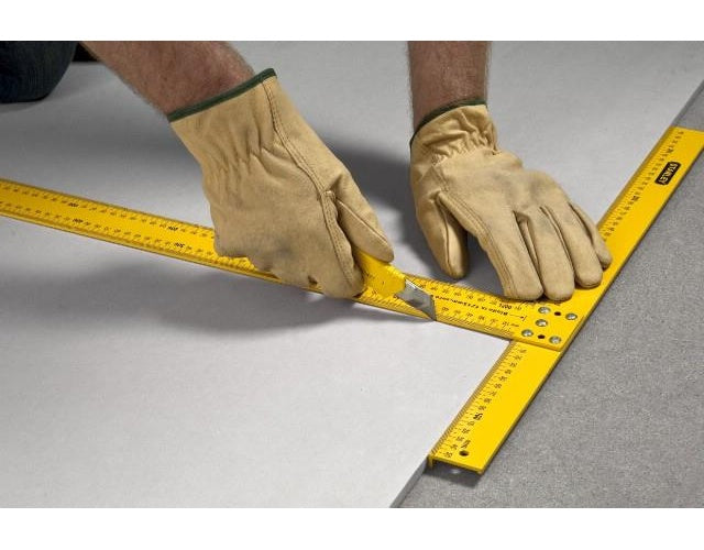 Stanley T-Reissschiene. Produkttyp: T-square, Produktfarbe: Gelb, Material: Metall. Länge quadratische Klinge: 122 cm (STHT1-05894) afbeelding 1