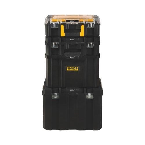 Stanley FatMax TSTAK - Werkzeugkasten - Metall - Polycarbonat (PC) - Schwarz - Transparent - Gelb - 337 mm - 440 mm - 119 mm (FMST82967-1) afbeelding 1