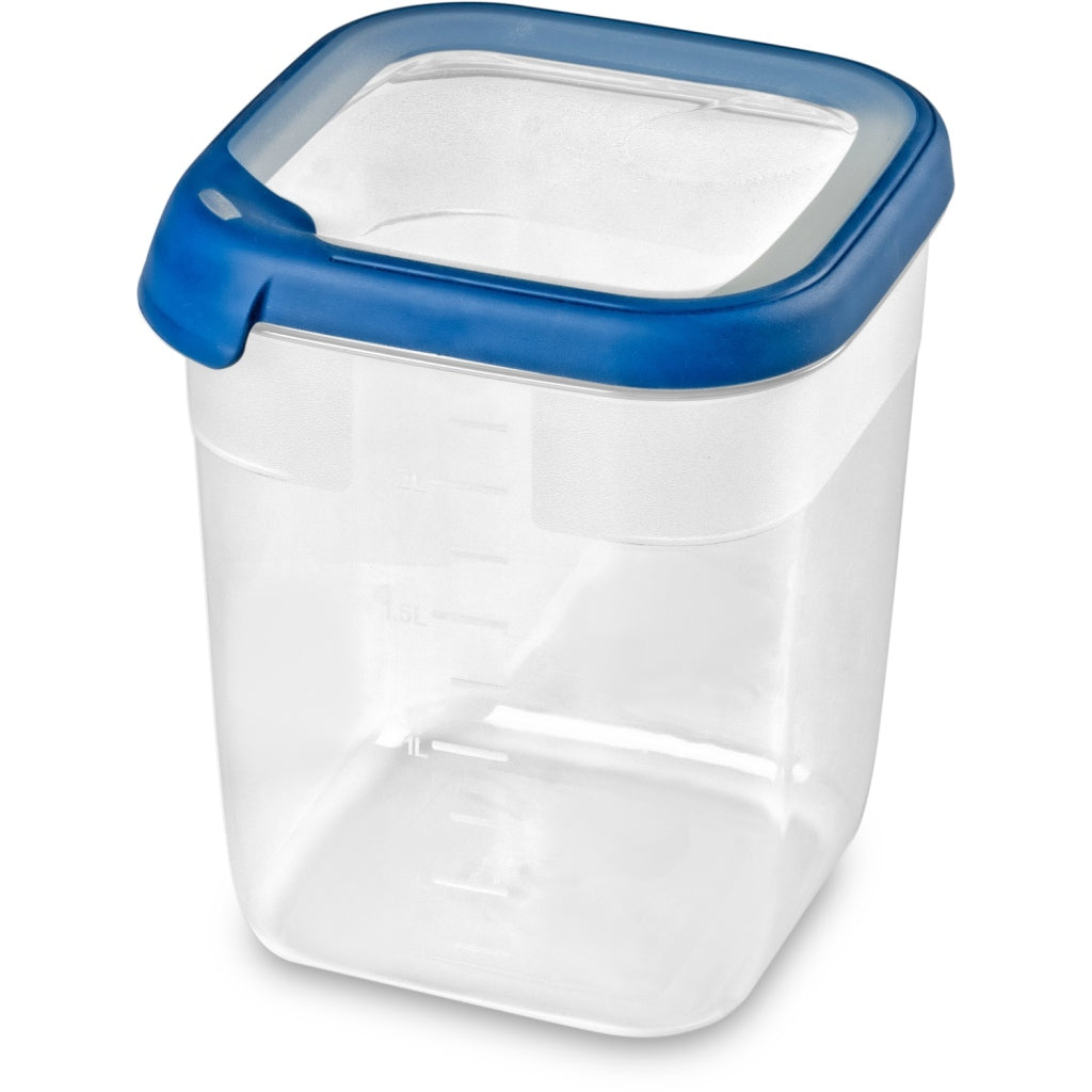 Curver Grand Chef Square Food Storage Container 2.6 L Transparent/Dark Blue
