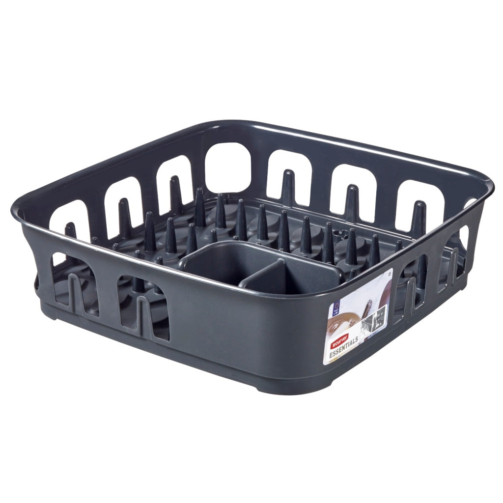 Curver Essentials Draining Rack 40x40 cm Anthracite