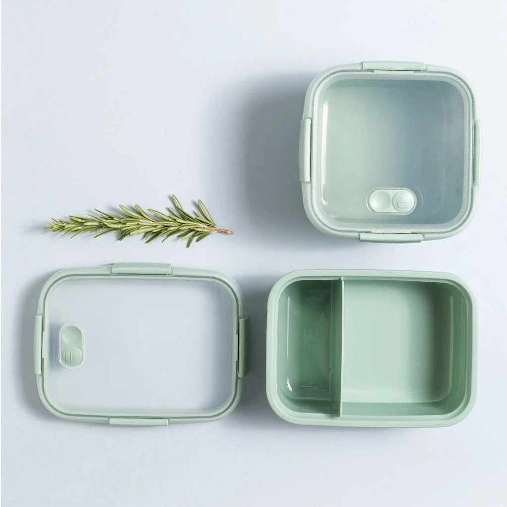 Curver Smart To Go Eco Lunchbox 0.6 + 0.3 L Green