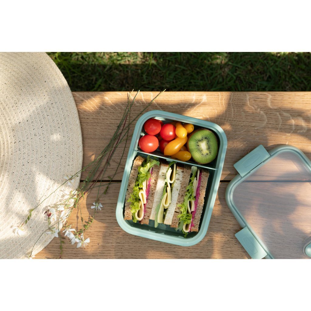 Curver Smart To Go Eco Lunchbox 0.6 + 0.3 L Green