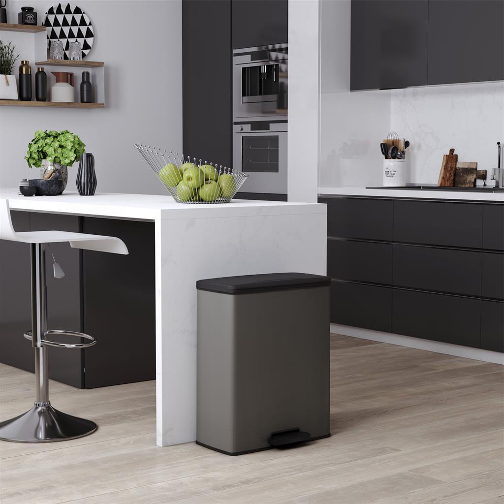 Curver Decobin Pedal Bin 65 L Cool Grey
