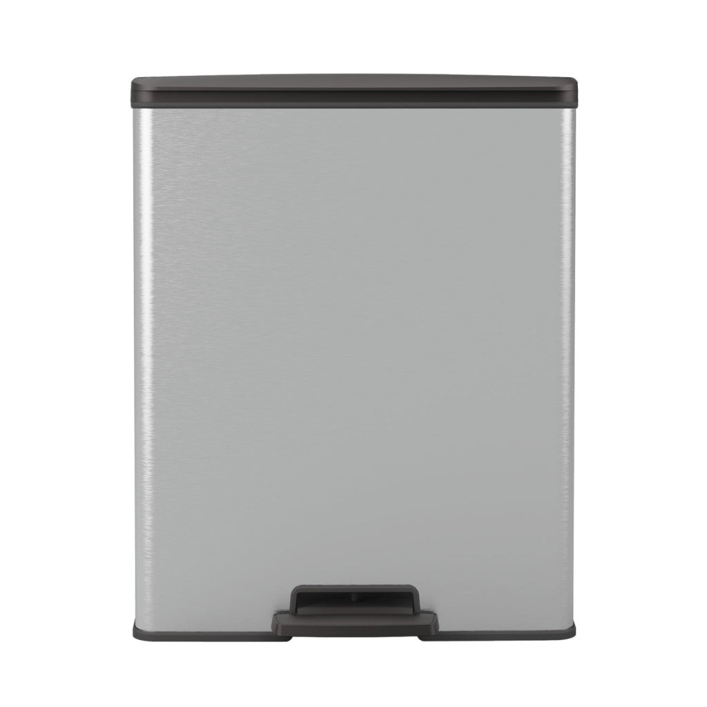 Curver Decobin Pedal Bin 65 L Silver Metallic