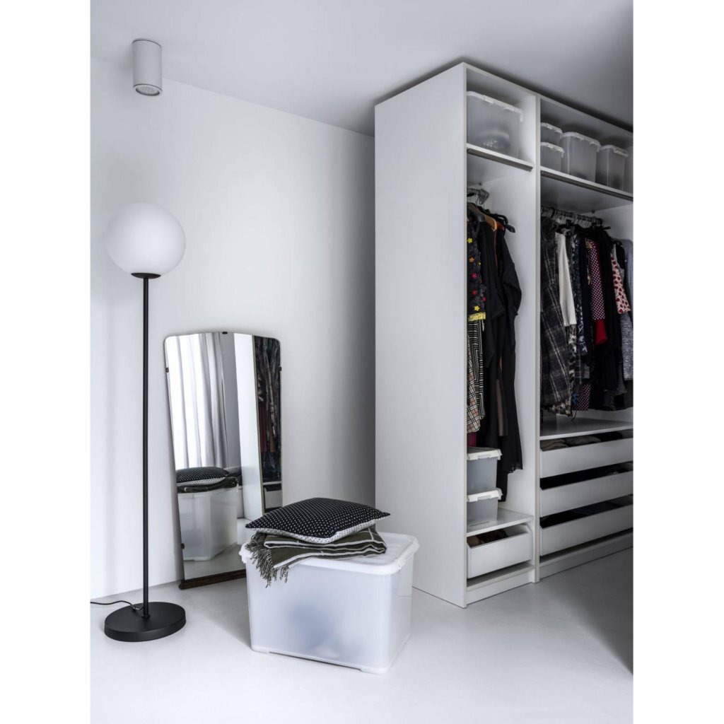 Curver Handy+ Storage Box 50 L Transparent/Grey/White