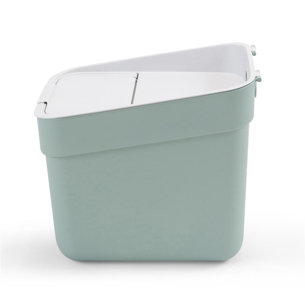 Curver Waste Bin 20 L Green/Light Grey - Ready To Collect