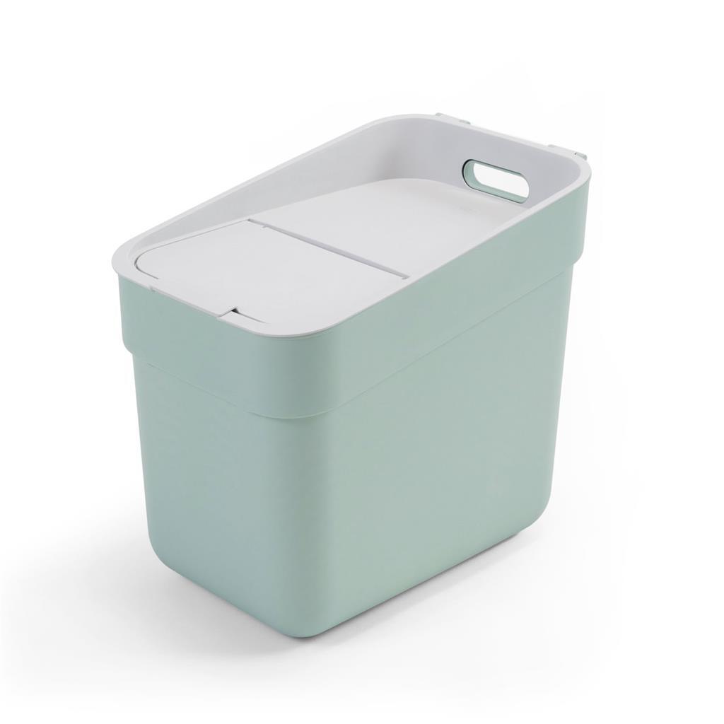 Curver Waste Bin 20 L Green/Light Grey - Ready To Collect