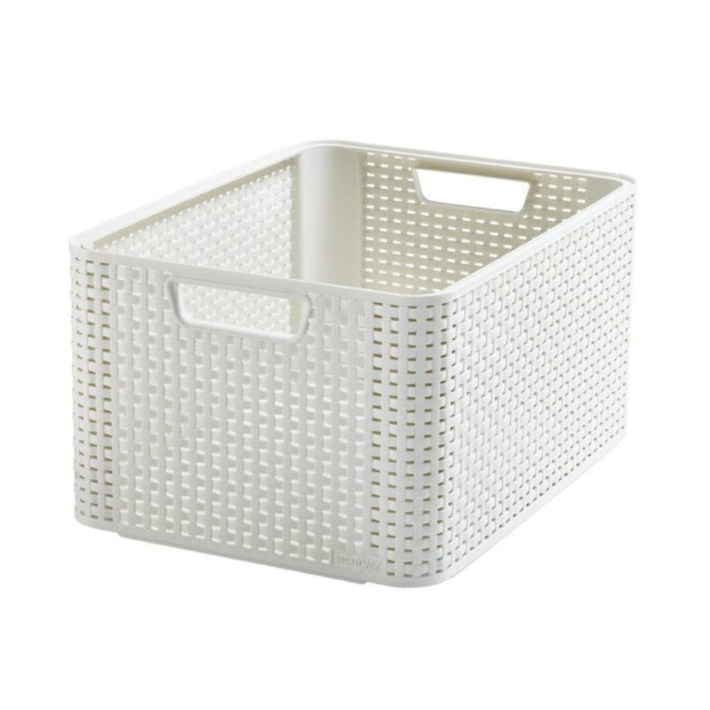 Curver Style Storage Basket 30 L - White