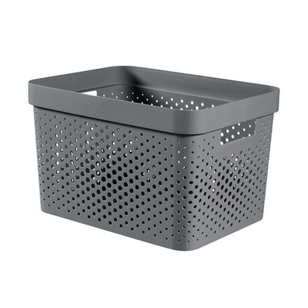 Curver Infinity Dots Storage Box 17 L Anthracite