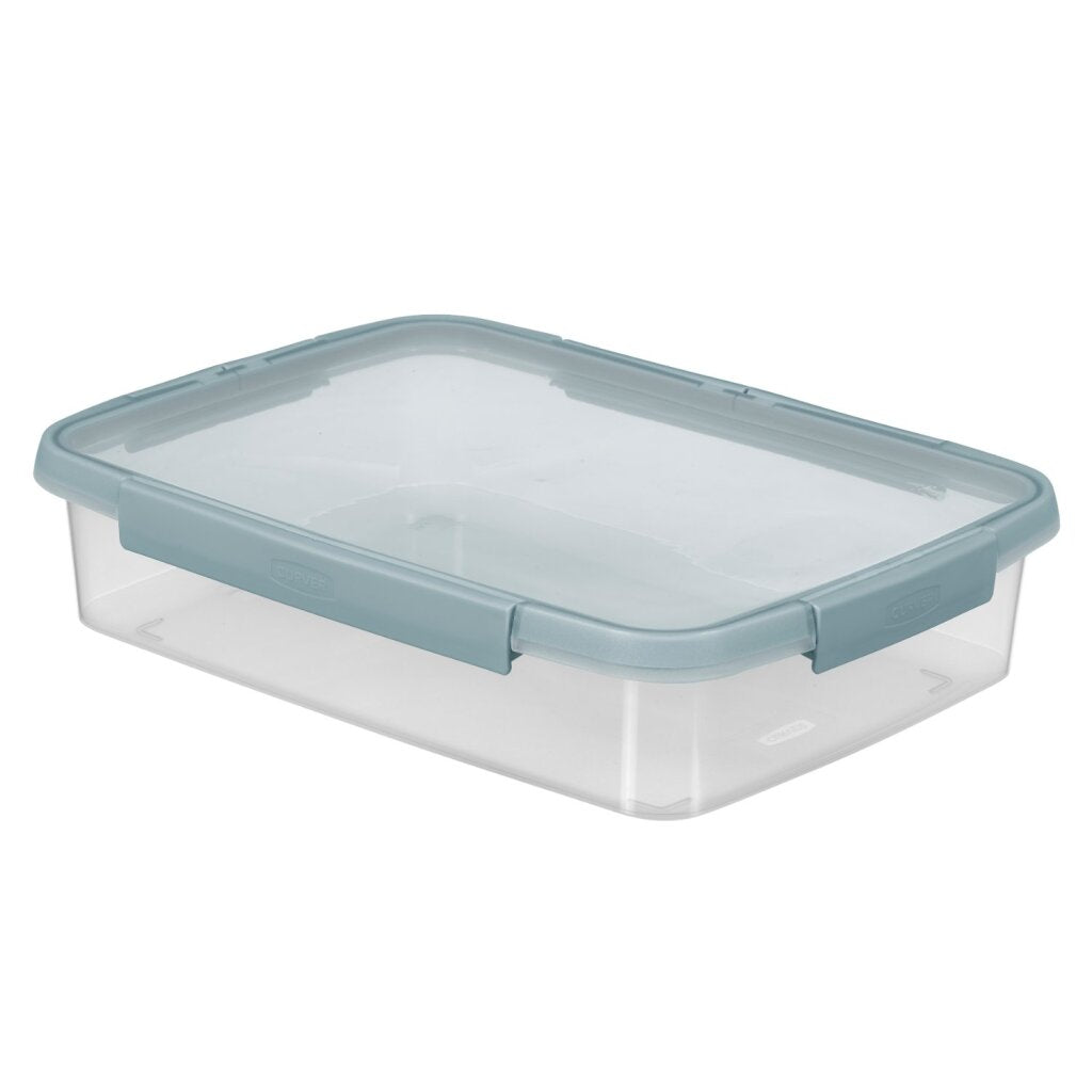 Curver Smart Fresh Rectangular Shallow Food Storage Container 3.5 L Transparent/Grey