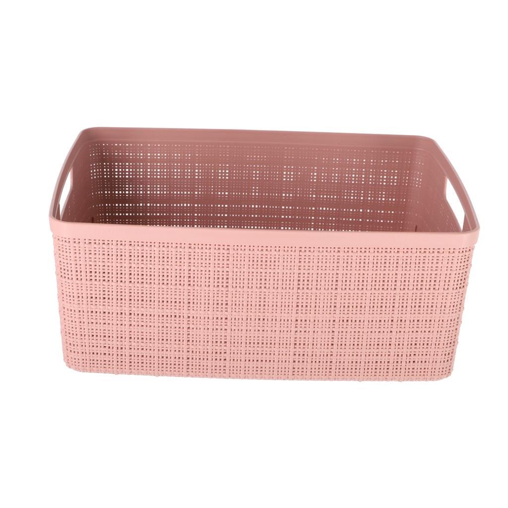 Curver Jute-Look Storage Basket 12 L Pink