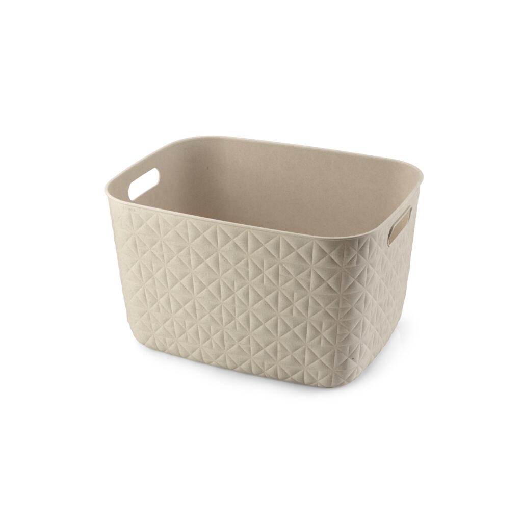 Curver Softex Storage Basket Large 19 L Chalk White