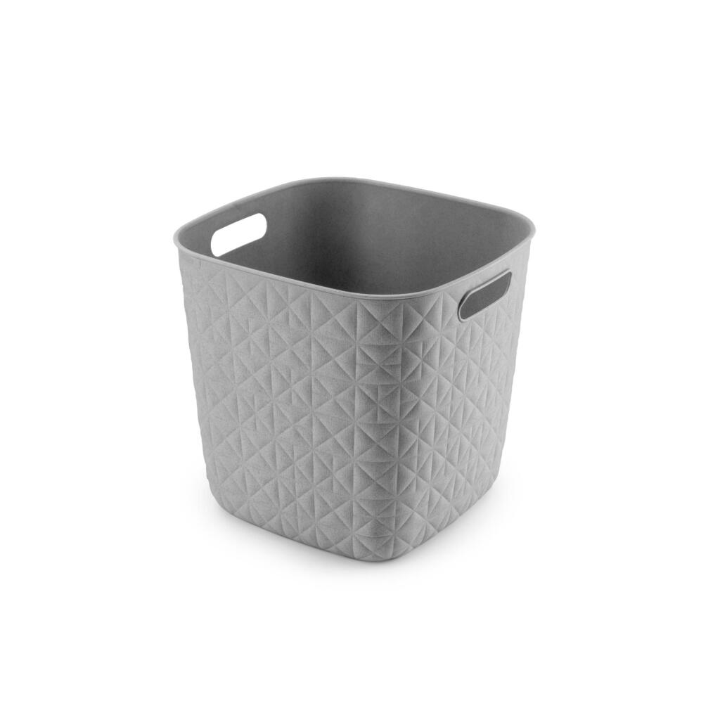 Curver Softex Storage Basket 15 L Taupe - Compact with Ergonomic Handles