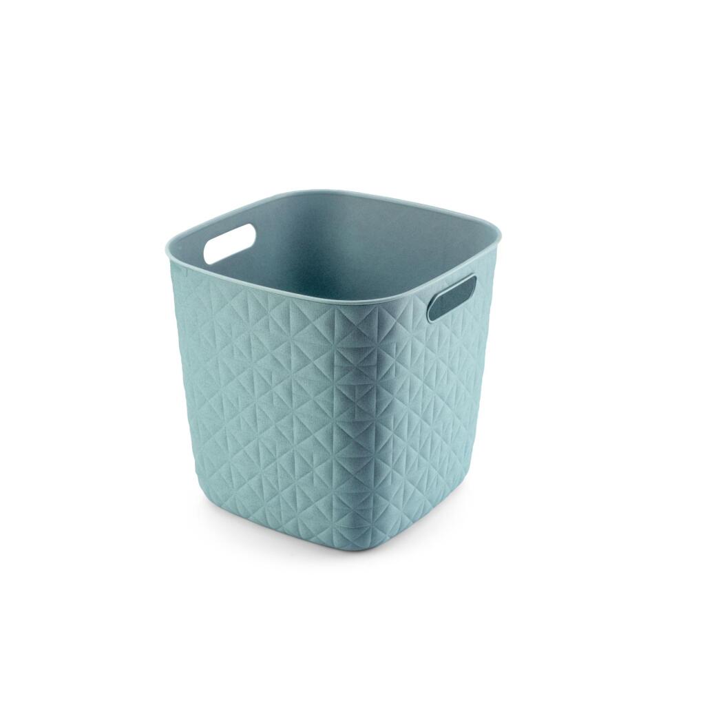 Curver Softex Storage Basket 15 L Mint Blue - Compact with Ergonomic Handles