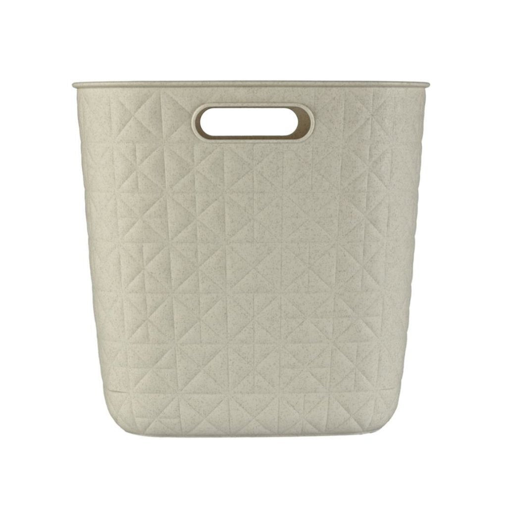 Curver Softex Storage Basket 15 L Chalk White - Compact with Ergonomic Handles