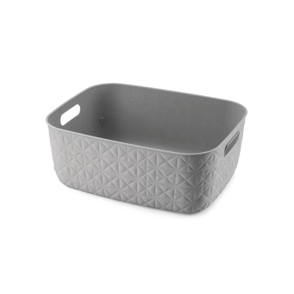 Curver Softex Storage Basket 12.5 L Taupe with Ergonomic Handles