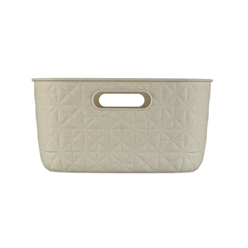 Curver Softex Storage Basket 12.5 L Chalk White with Ergonomic Handles