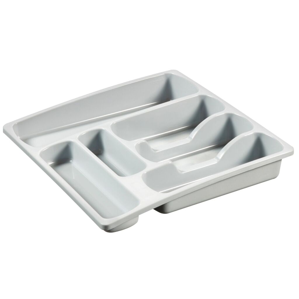 Curver Cutlery Tray 6-Compartment Grey - 38x38x6 cm