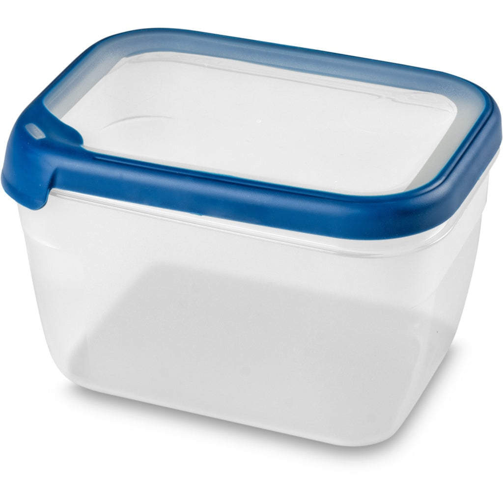 Curver Grand Chef Food Storage Container 2.4 L Transparent/Dark Blue - Airtight Seal