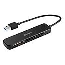 Sandberg - Kartenleser (MS, MMC, SD, TransFlash, microSD, SDHC, SDXC) - USB 3.0
