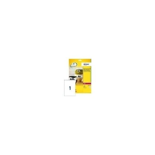 Avery Heavy Duty Laser Labels - Polyesteretiketten - weiß - 63,5 x 38,1 mm 420 Etikett(en) (20 Bogen x 21) (L7060-20.FR) afbeelding 1