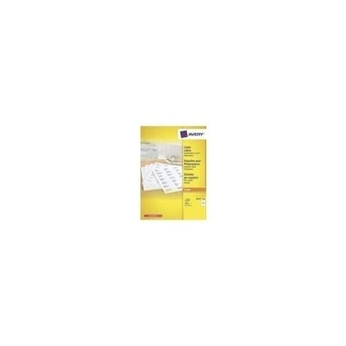 Avery - Dauerhaft klebende Adress-/Versandetiketten aus Papier - weiß - A4 (210 x 297 mm) 100 Etikett(en) (100 Bogen x 1) (DP001-100.FR) afbeelding 1