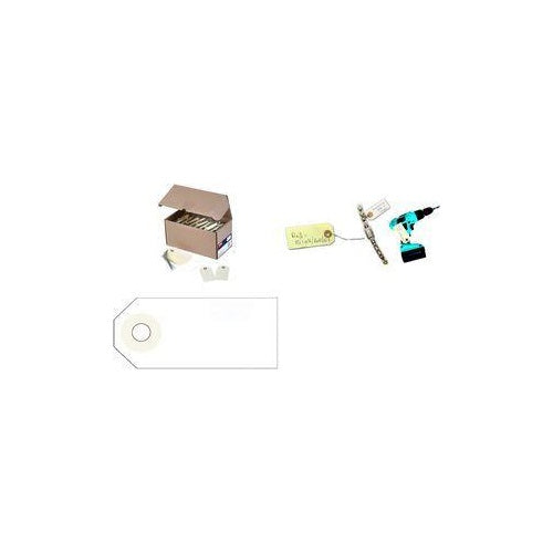 agipa Gepäckanhänger, 80 x 38 mm, neutral mit Draht (121312) afbeelding 1