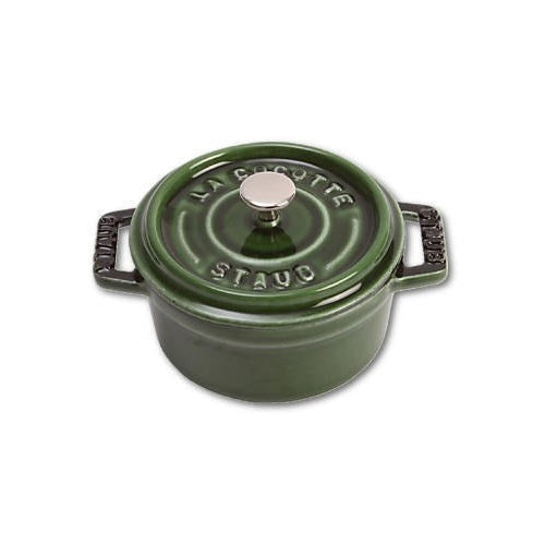 Staub Minis - Einzelpfanne - Grün - Eisenguss - 0,25 l - 10 cm - 700 g (40509-804) afbeelding 1