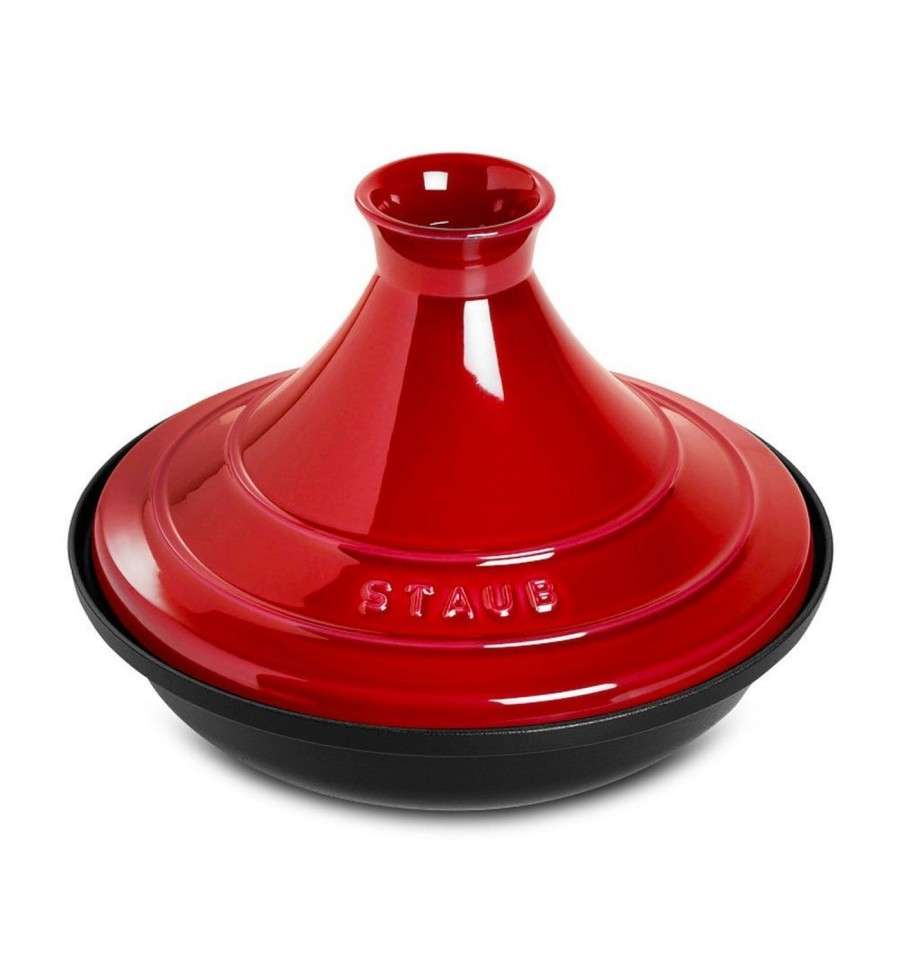 Staub Tajine Round Cast Iron - Cherry - 1 piece (40510-327-0)