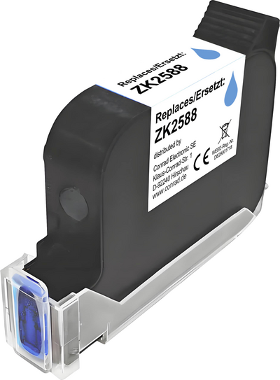 Renkforce Ink Cartridge RF-7596580 Compatible Solvent Ink ZK2588 Black